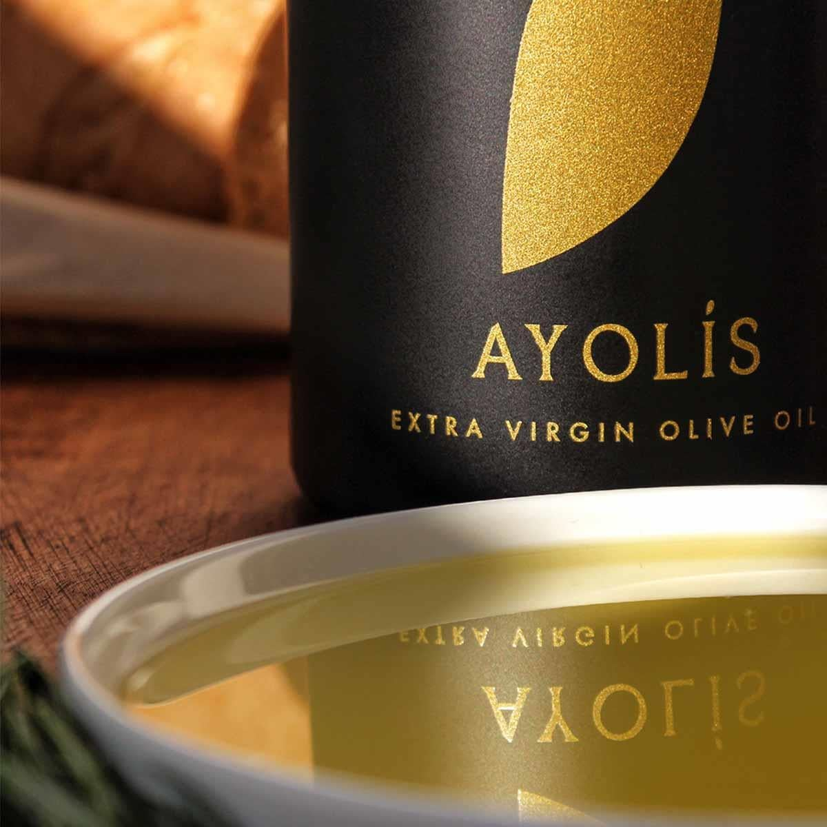 Ayolis Premium Gourmet Domat Extra Virgin Olive Oil, 500ml – Early Harvest, Cold Extracted