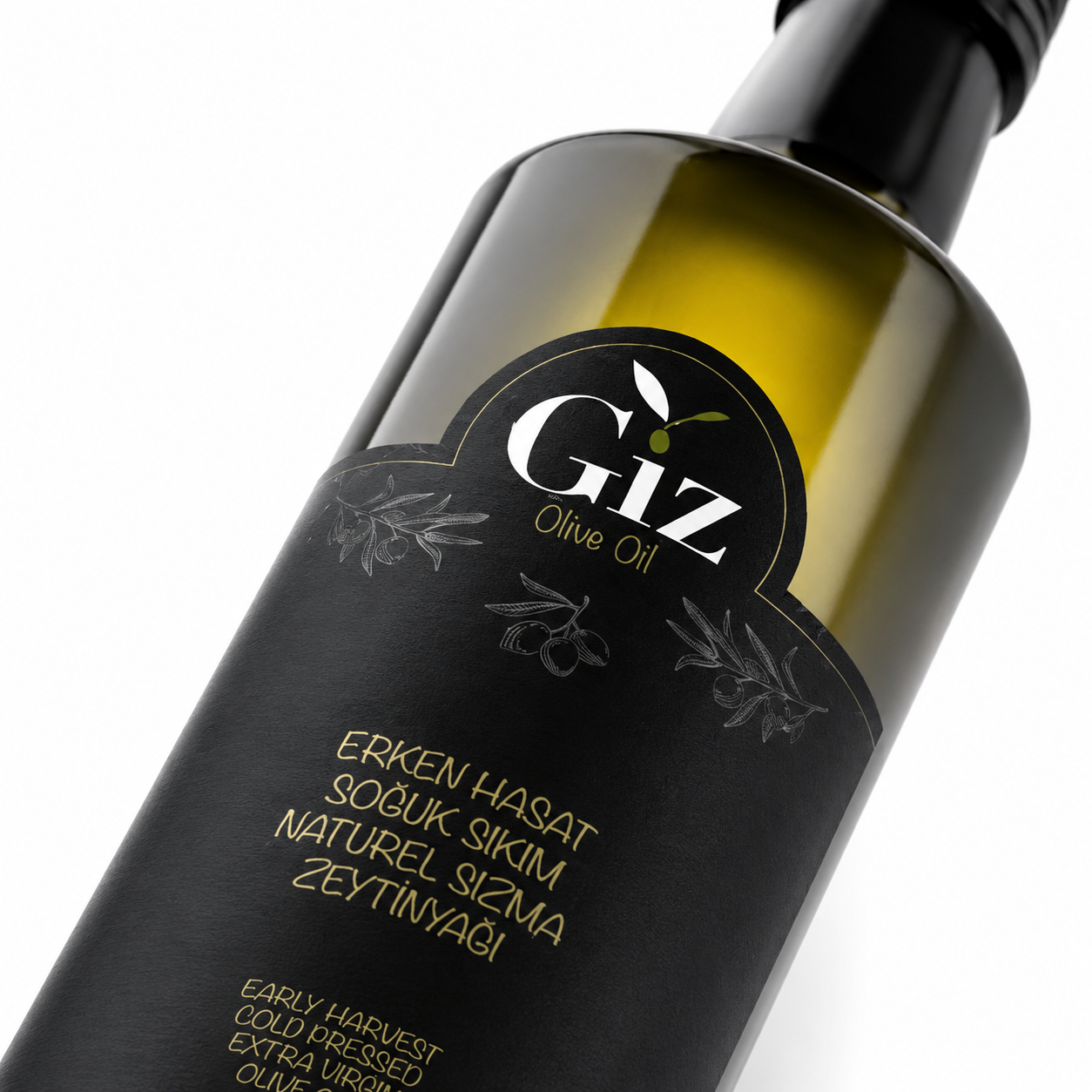 Giz Erkence Early Harvest Organic Extra Virgin Olive Oil, 500ml