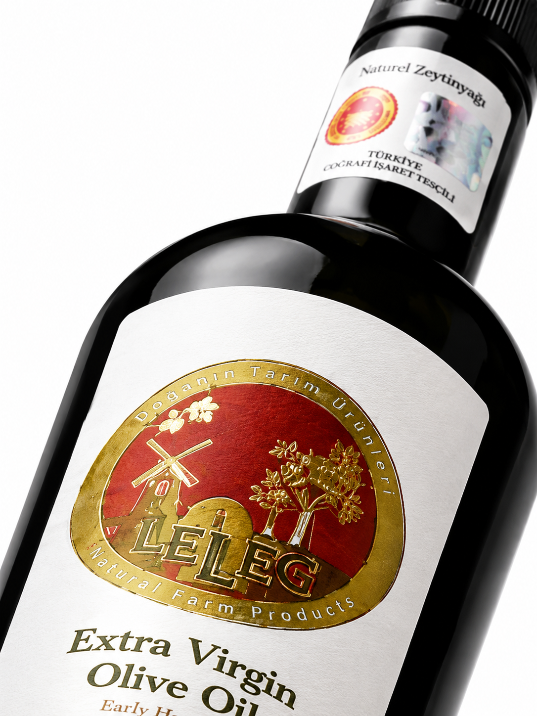 Leleg Early Harvest Extra Virgin Olive Oil, 500ml – High Polyphenol, Cold Extracted