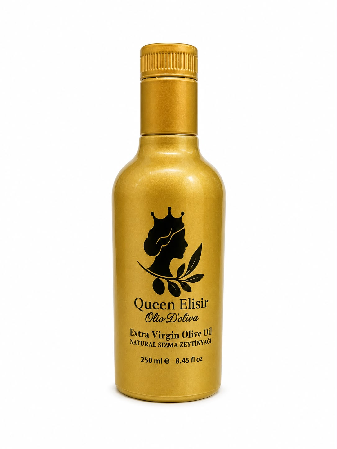 Pre-Order Queen Elisir Elixir D’Or 24K Gold Edition Extra Virgin Olive Oil, 250 ml